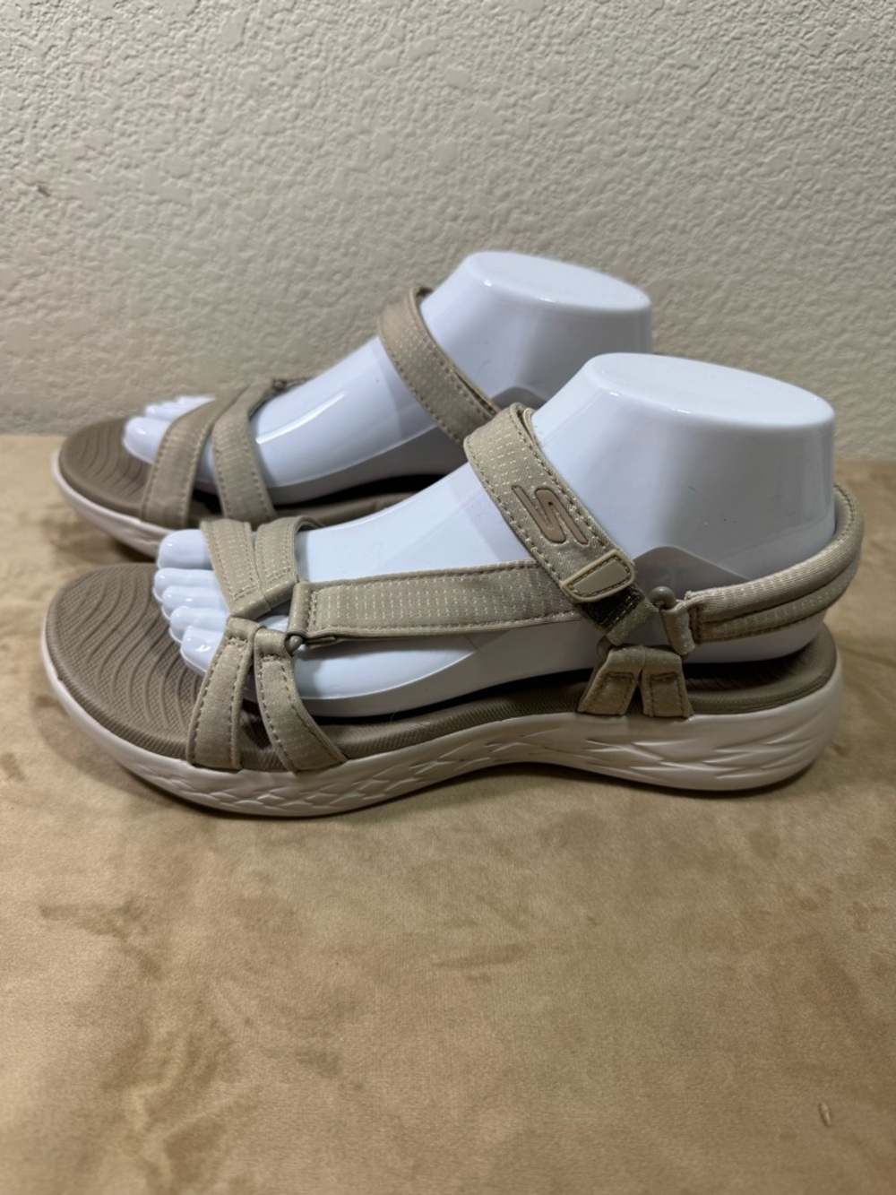 Skechers Women's Tan Strap Sport Sandals